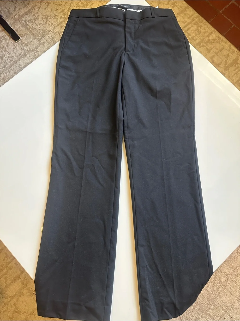 Banana Republic Women’s Black Dress Pants - Straight Leg - Picture 3 of 4